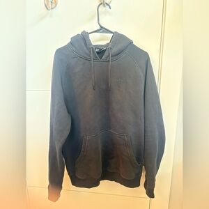 Alphalete Black Pullover Hoodie with Kangaroo Pocket